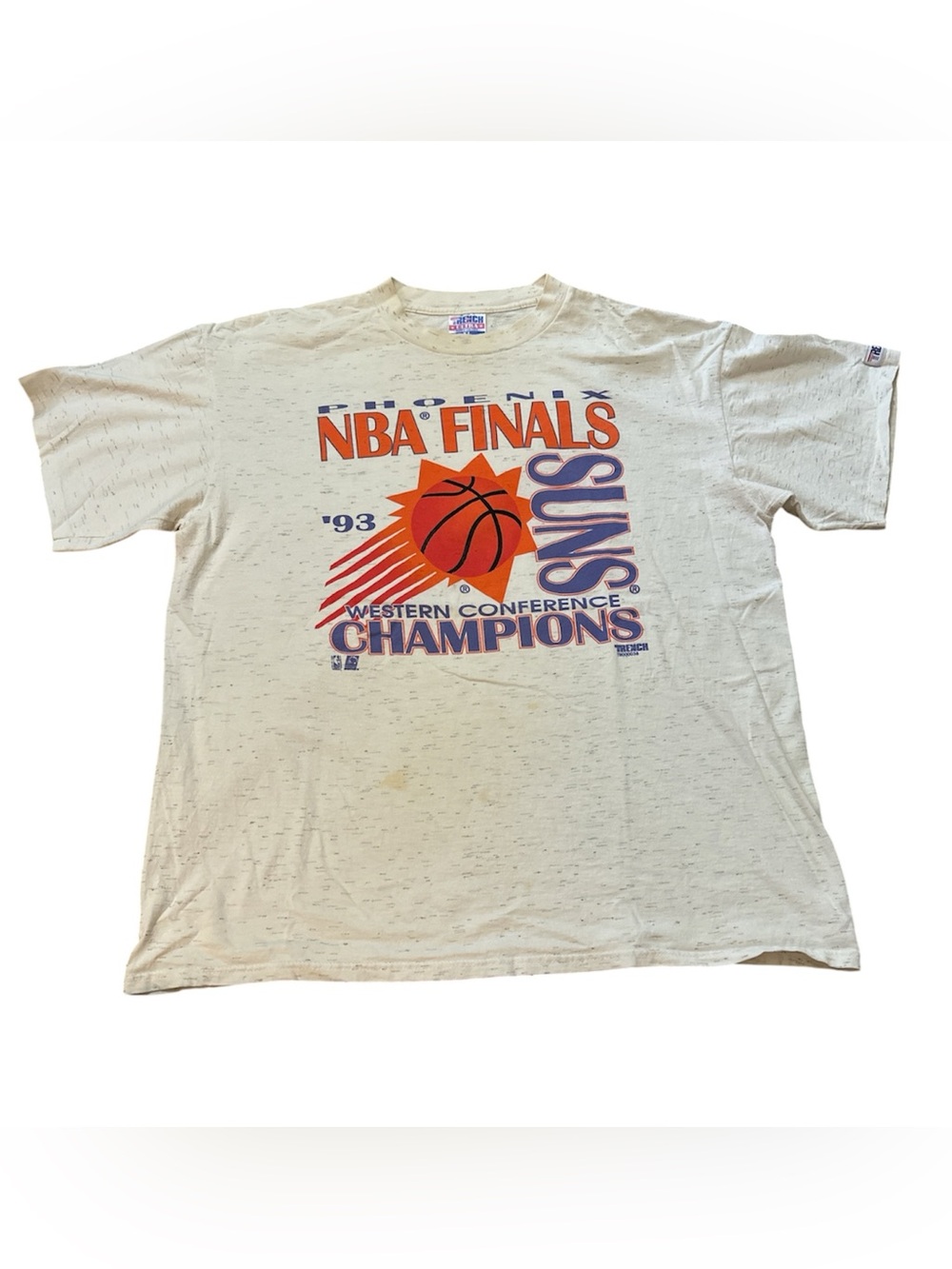 Vtg 1993 Phoenix Suns NBA Finals Western Champs Single Stitch Tee T Shirt Sz XL